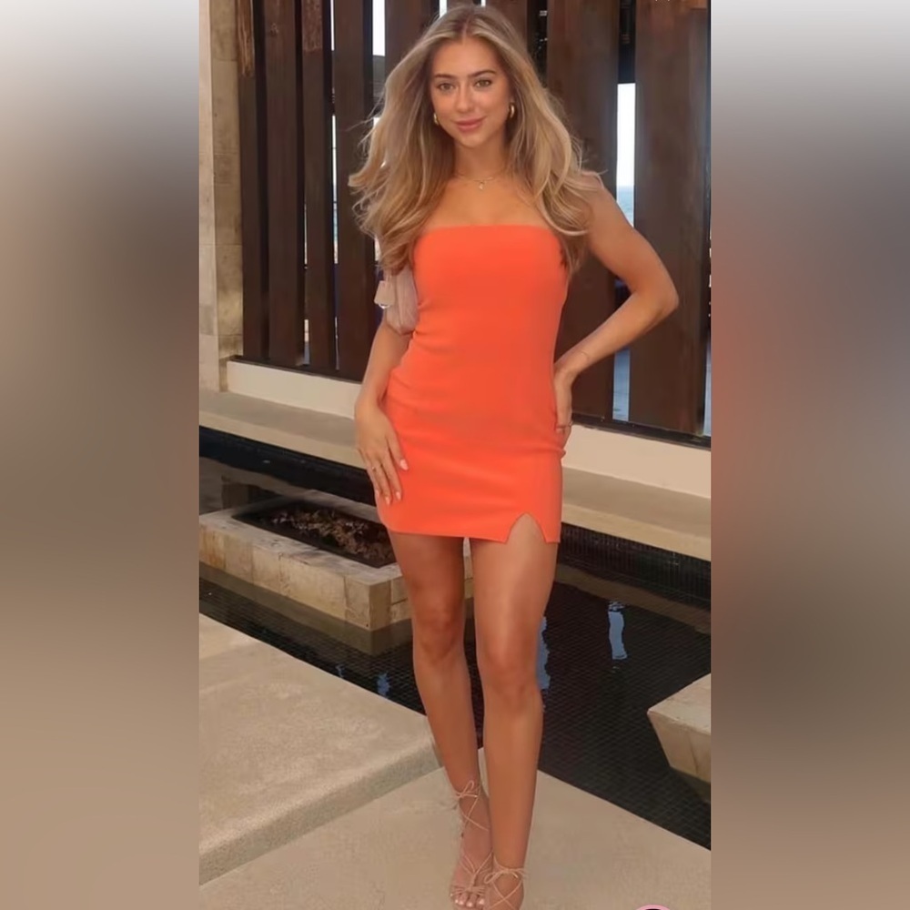 BEC + BRIDGE Cecily Mini Dress in Blood Orange ๐ size 4 - Picture 15 of 16